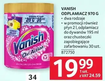 Selgros Odplamiacz Vanish Oxi Action oferta