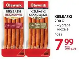 Selgros Kiełbaski 200 g wybrane rodzaje oferta