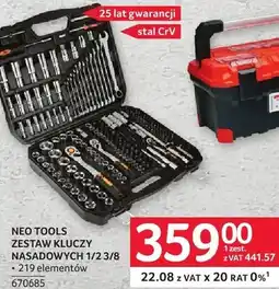 Selgros Zestaw kluczy nasadowych 1/2 3/8 oferta