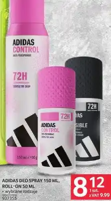 Selgros Dezodorant ADIDAS DEO SPRAY 150 ML, ROLL-ON 50 ML oferta