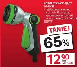 Selgros Pistolet zraszający 10-dysz oferta