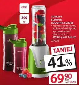 Selgros Blender smoothie Concept SM3365 600L 300W oferta