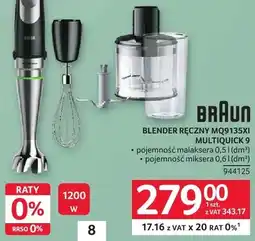 Selgros Blender ręczny BRAUN MULTIQUICK 9 oferta