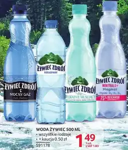 Selgros Woda Żywiec 500 ML - wszystkie rodzaje oferta