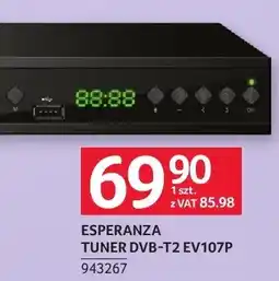 Selgros Tuner DVB-T2 Esperanza EV107P oferta