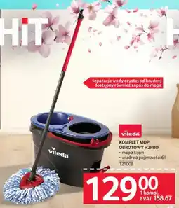 Selgros Komplet mop obrotowy H2PRO Vileda oferta