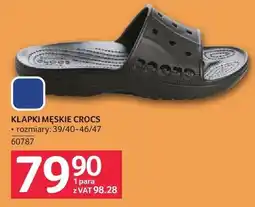 Selgros Klapki męskie Crocs oferta