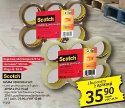 Selgros Taśma pakowa 6 szt. Scotch oferta
