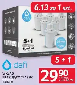 Selgros Wkład filtrujący CLASSIC dafi 5+1 oferta