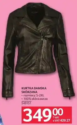 Selgros Kurtka damska skórzana, rozmiary S-XXL, 100% skóra owcza oferta