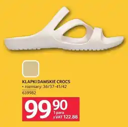 Selgros Klapki damskie Crocs oferta