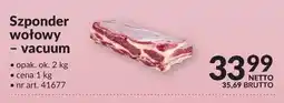Makro Szponder wołowy vacuum oferta