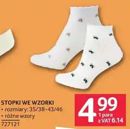 Selgros Stopki we wzorki rozmiar 35/38-43/46 różne wzory oferta