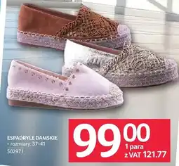 Selgros Espadryle damskie oferta