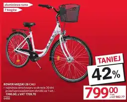 Selgros Rower miejski 28 cali aluminiowa rama 7 biegów oferta