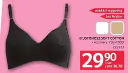 Selgros Biustonosz Soft Cotton rozmiar 75B-100D oferta