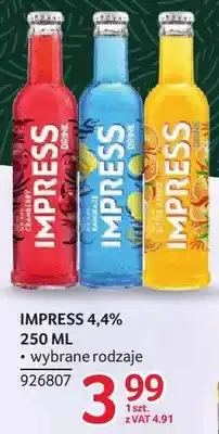 Selgros Napój gotowy Impress 4,4% 250ml - różne rodzaje oferta