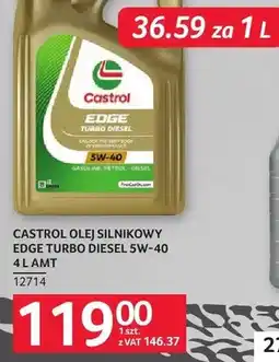 Selgros Olej silnikowy Castrol Edge Turbo Diesel 5W-40 4L+1L oferta