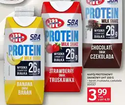 Selgros Napój proteinowy smakowy UHT Mlekovita SBA - banan, truskawka, czekolada oferta