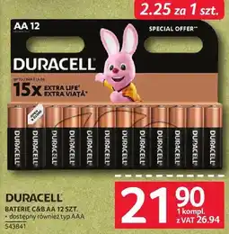 Selgros Baterie Duracell C6&AA 12 szt oferta