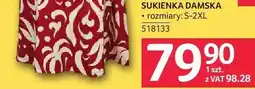 Selgros Sukienka damska rozmiar S-2XL oferta