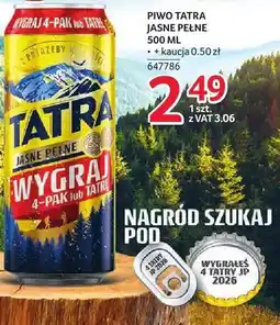 Selgros Piwo Tatra Jasne Pełne oferta
