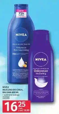 Selgros Mleczko do ciała, balsam NIVEA MLECZKO DO CIAŁA, BALSAM oferta