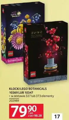 Selgros Klocki Botanicals 10369 lub 10347 w zestawie 327 lub 373 elementy oferta