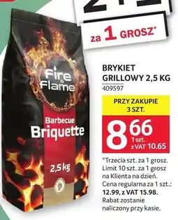 Selgros Brykiet grillowy Fire Flame Barbecue Briquette oferta
