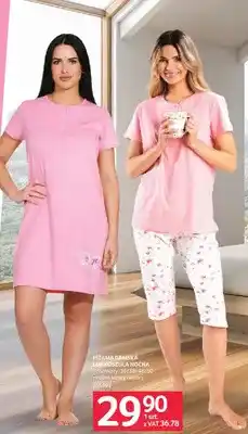 Selgros Piżama damska lub koszula nocna rozmiar 38/38-48/50 różne wzory i kolory oferta