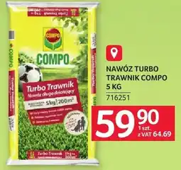 Selgros Nawóz turbo trawnik Compo oferta