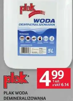 Selgros Woda demineralizowana PLAK oferta