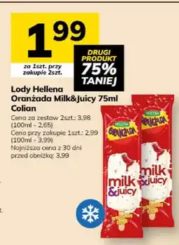 Hitpol Lody Hellena Oranżada Milk&Juicy Colian oferta