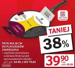 Selgros Patelnia do placuszków ZWIERZĄTKA 26 cm oferta