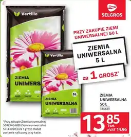 Selgros Ziemia uniwersalna Vertillo oferta