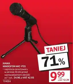 Selgros Mikrofon HAMA MIC-P35 oferta
