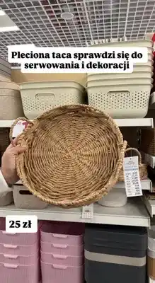 Pepco Taca dekoracyjna pleciona oferta