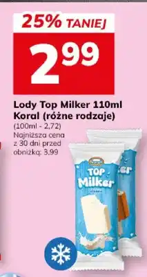 Hitpol Lody Top Milker Coral (różne rodzaje) oferta