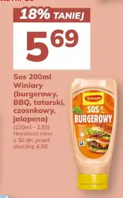 Hitpol Sos (burgerowy, BBQ, tatarski, czosnkowy, jalapeño) oferta