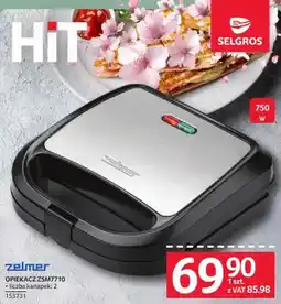 Selgros Opiekacz ZELMER ZSM7710 oferta
