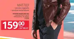 Selgros Spodnie męskie Matteo oferta