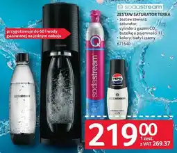 Selgros Zestaw Saturator TERRA SodaStream oferta