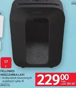 Selgros Niszczarka FELLOWES NISZCZARKA LX41 894516 oferta