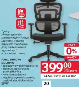 Selgros Fotel biurowy Multipro oferta