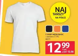 Selgros T-shirt męski BASIC oferta