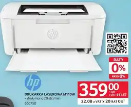 Selgros Drukarka DRUKARKA LASEROWA M110W HP 660750 oferta