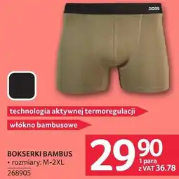 Selgros Bokserki BAMBUS oferta