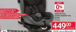 Selgros Fotelik samochodowy Momi Emi szary oferta
