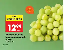Biedronka Winogrona oferta
