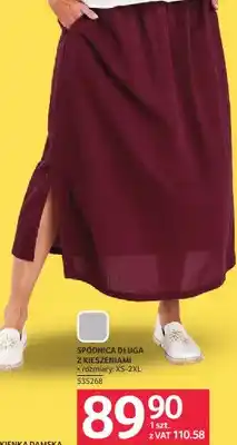 Selgros Spódnica długa z kieszeniami rozmiar XS-2XL oferta